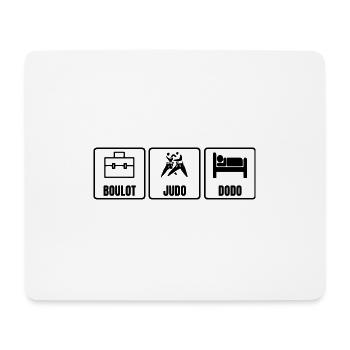 Arbeit Judo Dodo - Mousepad (Querformat) - Weiß - Vorne
