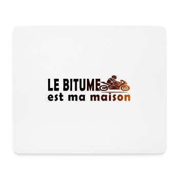 MOTARD MOTO LE BITUME - Tapis de souris (format paysage) - blanc - Devant