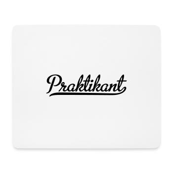 praktikant - Mousepad (Querformat) - Weiß - Vorne