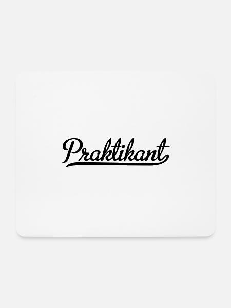 praktikant - Mousepad (Querformat) - Weiß