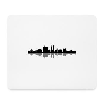 ZÜRICH Suisse Centre historique Skyline Ville - Tapis de souris (format paysage) - blanc - Devant