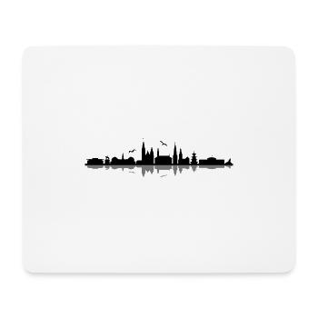COPENHAGEN Denmark Scandinavia Skyline City - Mouse Pad (horizontal) - white - Front