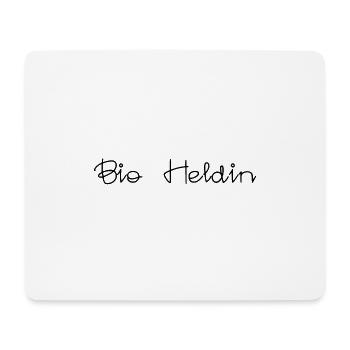 Bio Heldin - Mousepad (Querformat) - Weiß - Vorne