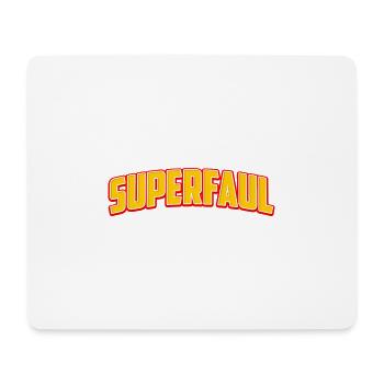 Chemise super paresseuse - détente avec style - Tapis de souris (format paysage) - blanc - Devant