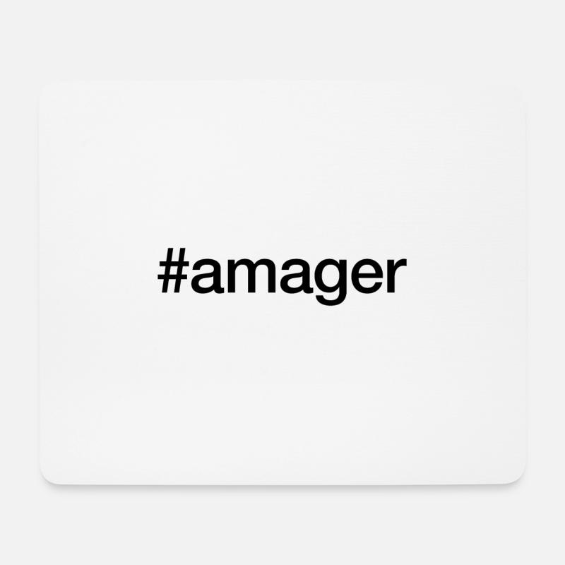 amager - Tapis de souris (format paysage) - blanc