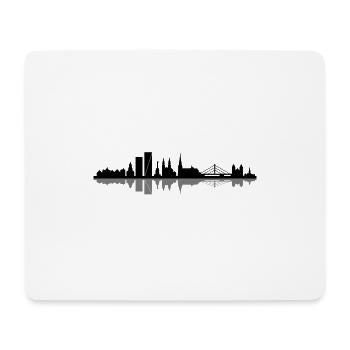 LINZ Oberösterreich Autriche Skyline Ville - Tapis de souris (format paysage) - blanc - Devant