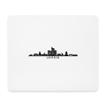 LEIPZIG Saxe Allemagne Skyline Ville - Tapis de souris (format paysage) - blanc - Devant