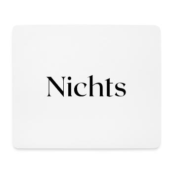 Nichts - Mousepad (Querformat) - Weiß - Vorne