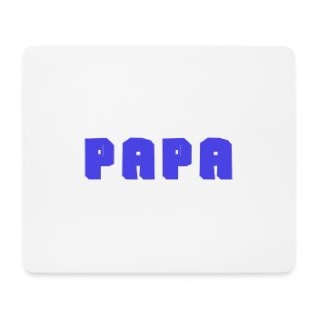 FROHER VATERTAG. PAPA. VATERTAG. VATER - Mousepad (Querformat) - Weiß - Vorne
