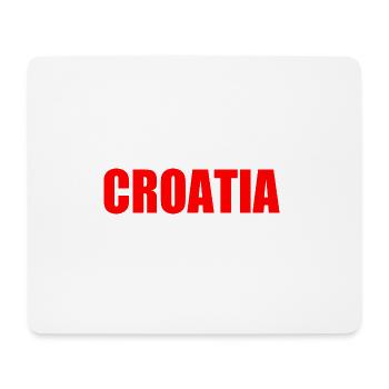 Croatie (Hrvatska) - Tapis de souris (format paysage) - blanc - Devant