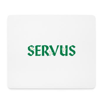 Servus - Mousepad (Querformat) - Weiß - Vorne