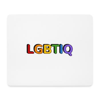 LGBTIQ rainbow colours - Pride Month - Mouse Pad (horizontal) - white - Front