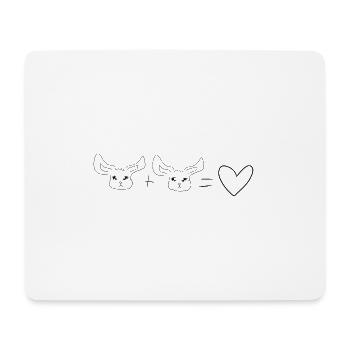 Calcul d’équation - Tapis de souris (format paysage) - blanc - Devant