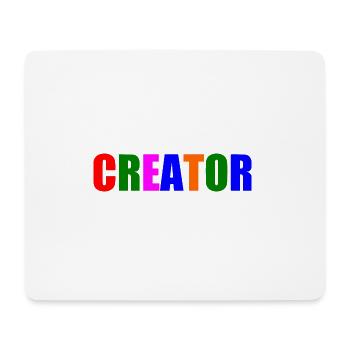 Creator - Tapis de souris (format paysage) - blanc - Devant