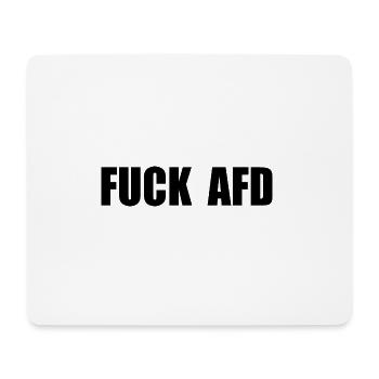 Fuck afd - Mouse Pad (horizontal) - white - Front