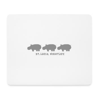 st.lucia_nightlife_1 - Mouse Pad (horizontal) - white - Front