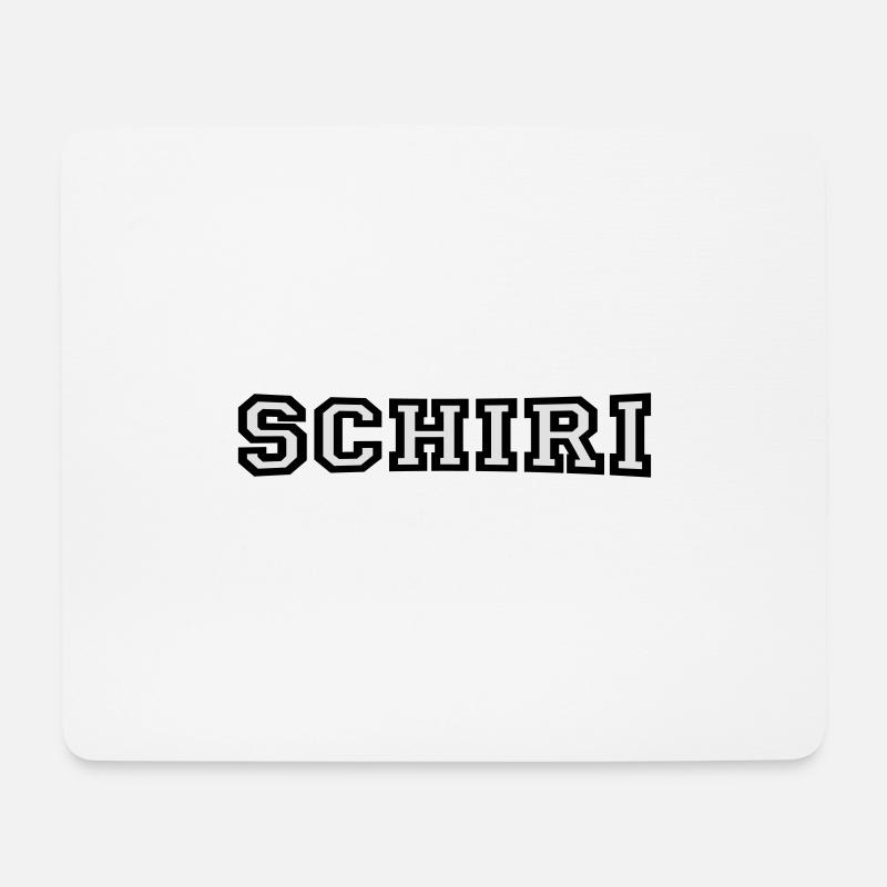 Schiri - Mousepad (Querformat) - Weiß