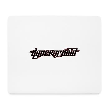 Hyperachnid Typografie - Mousepad (Querformat) - Weiß - Vorne