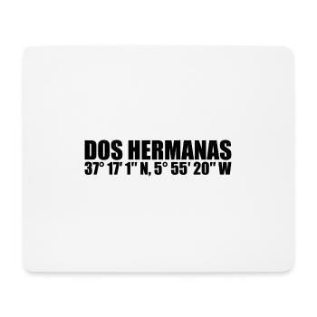Dos Hermanas Koordinaten - Mousepad (Querformat) - Weiß - Vorne