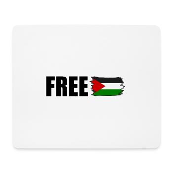 Free palestine - Mouse Pad (horizontal) - white - Front