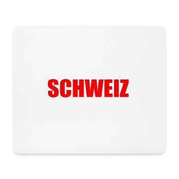 Schweiz - Mousepad (Querformat) - Weiß - Vorne