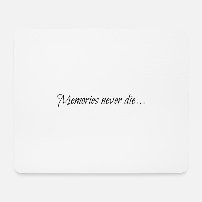 reminiscences - Mouse Pad (horizontal) - white