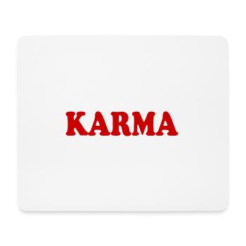 Karma - Mousepad (Querformat) - Weiß - Vorne