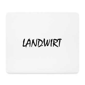 Landwirt - Mousepad (Querformat) - Weiß - Vorne