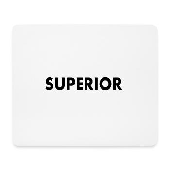 superior - Mousepad (Querformat) - Weiß - Vorne