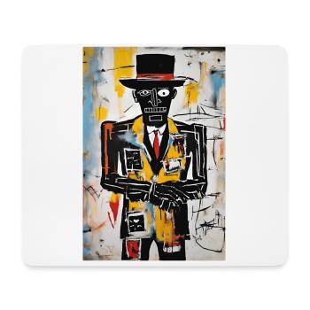 Poster t-shirt sweatshirt STRANGE MAN - Mousepad (Querformat) - Weiß - Vorne