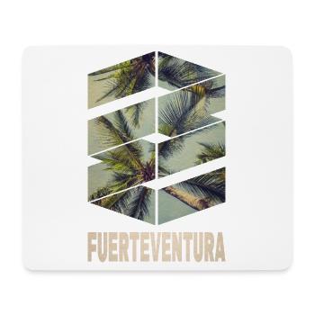 Fuerteventura Sommer Sonne Strand Meer Palmen - Mousepad (Querformat) - Weiß - Vorne