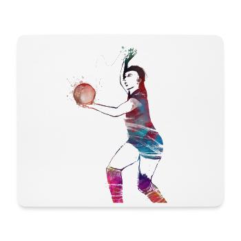 Sport de volley-ball #volleyball - Tapis de souris (format paysage) - blanc - Devant