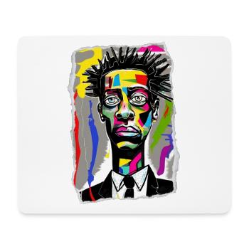Vivid urban portrait - Mouse Pad (horizontal) - white - Front