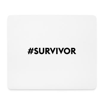 survivant - Tapis de souris (format paysage) - blanc - Devant