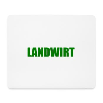 Landwirt - Mousepad (Querformat) - Weiß - Vorne