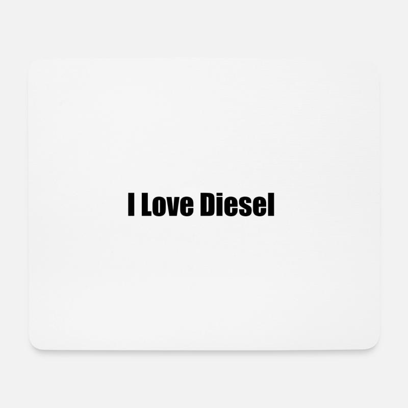 I Love Diesel - Tapis de souris (format paysage) - blanc
