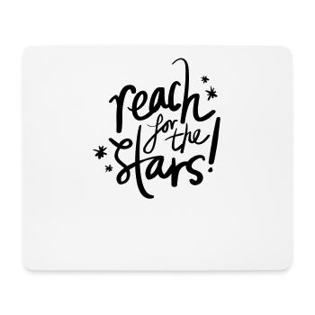 Greifen Sie nach den Sternen - Mousepad (Querformat) - Weiß - Vorne