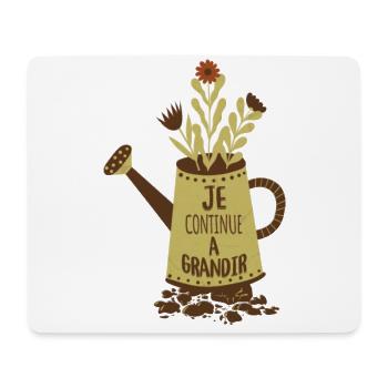 Je continue à grandir cadeau jardinage jardinière - Tapis de souris (format paysage) - blanc - Devant