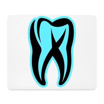 Dentiste Tooth Icon - Tapis de souris (format paysage) - blanc - Devant