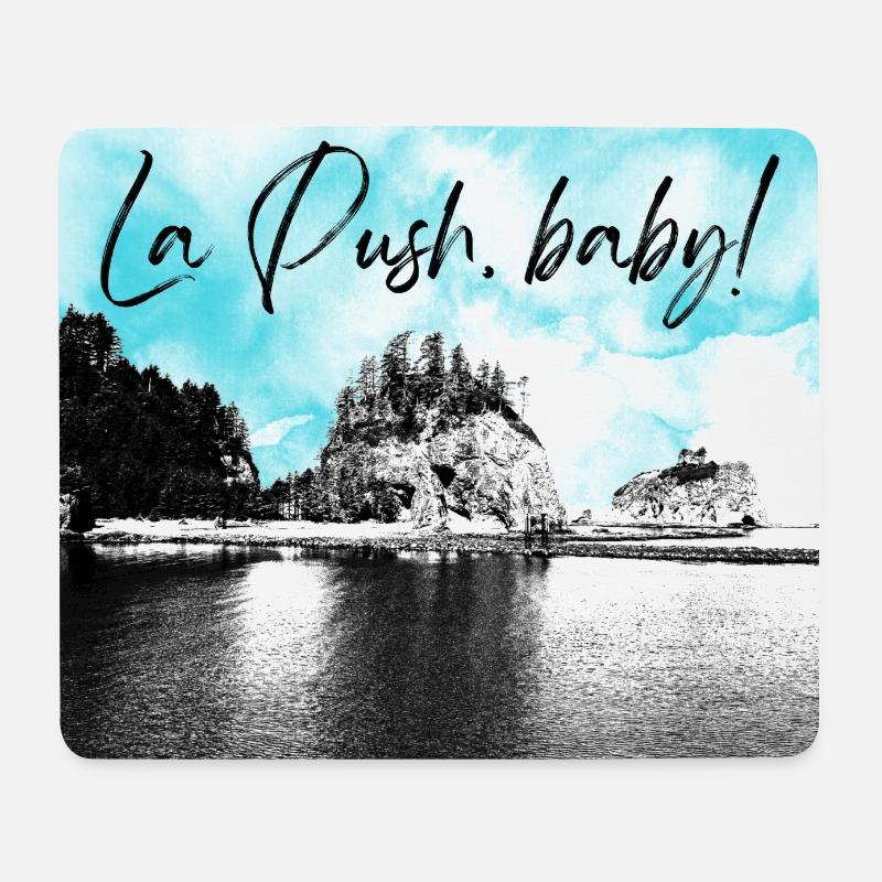 La Push, baby! Illustration - Mouse Pad (horizontal) - white