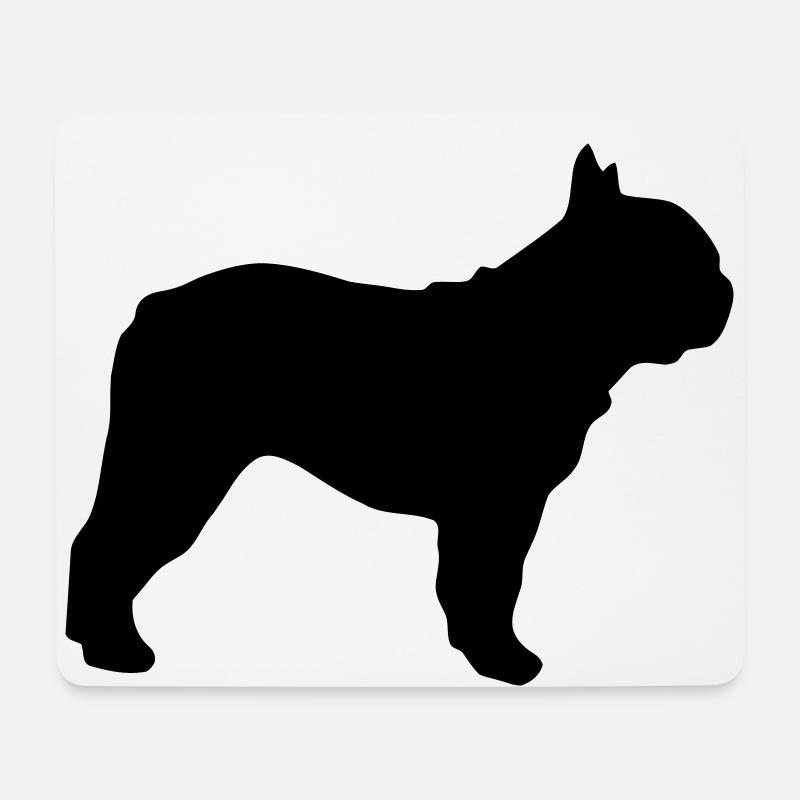 Francaise Schatten (m) - Mousepad (Querformat) - Weiß