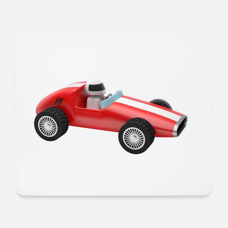 Rennwagen Auto Auto Spielzeug - Mousepad (Querformat) - Weiß
