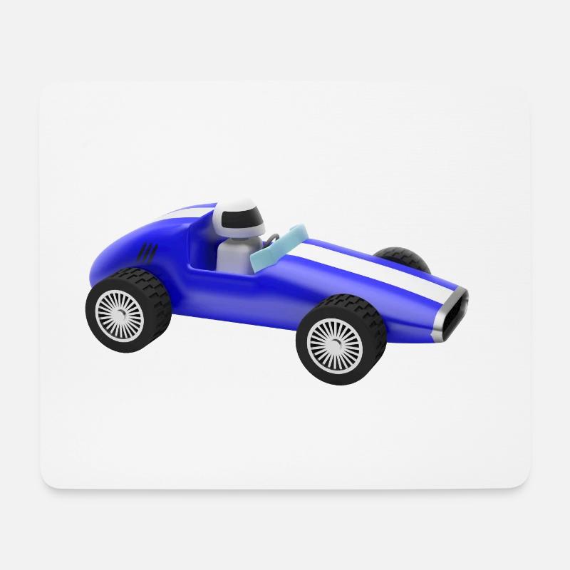 Rennwagen Auto Auto Spielzeug - Mousepad (Querformat) - Weiß