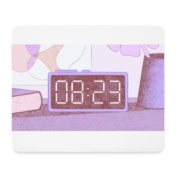 Time – 8:23 - Mouse Pad (horizontal) - white - Front