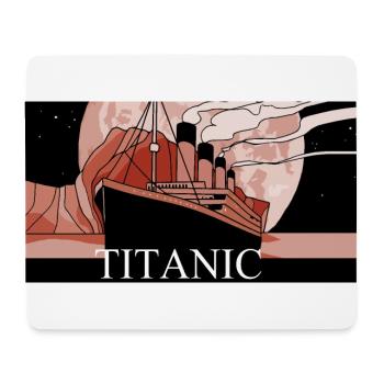 Titanisch - Mousepad (Querformat) - Weiß - Vorne