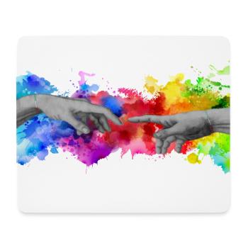 Michi Mode Trend Style Cool - Tapis de souris (format paysage) - blanc - Devant