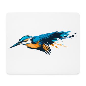 Eisvogel - Wächter der Flüsse - Mousepad (Querformat) - Weiß - Vorne