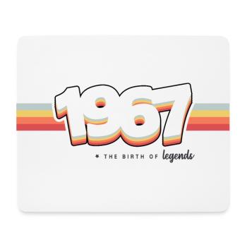 1967 Die Geburt der Legenden - Mousepad (Querformat) - Weiß - Vorne