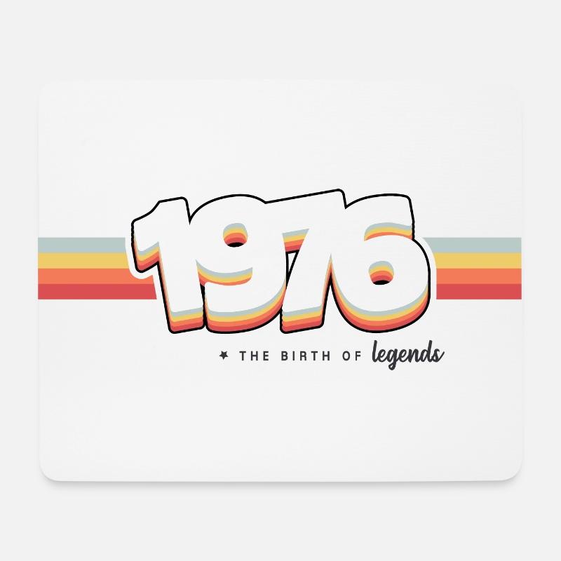 1976 Die Geburt der Legenden - Mousepad (Querformat) - Weiß