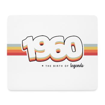 1960 The birth of legends - Tapis de souris (format paysage) - blanc - Devant
